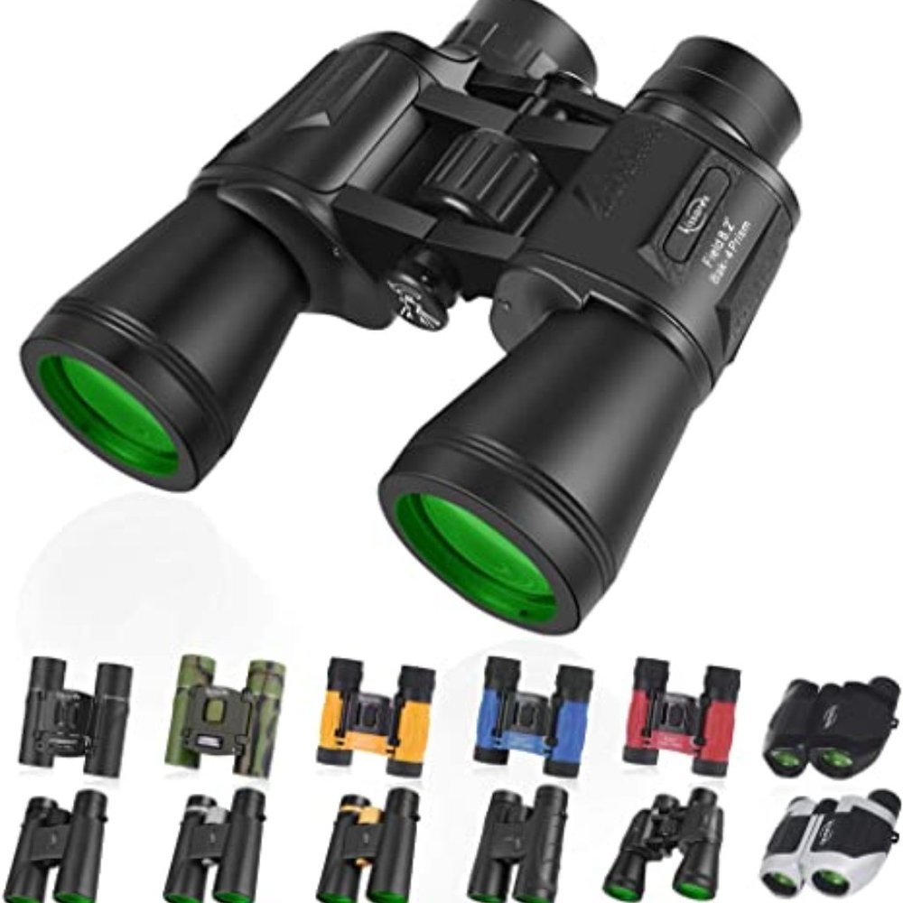 Kissarex 12x50 Binoculars for Adults, High Power Folding Compact Binoculars